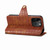 For iPhone 12 Denior Crocodile Texture Oil Edge Leather Phone Case(Brown)