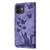 For iPhone 11 Butterfly Cat Embossing Flip Leather Phone Case(Purple)