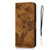 For iPhone 15 Butterfly Cat Embossing Flip Leather Phone Case(Brown)