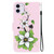 For iPhone 11 Crystal Texture Colored Drawing Leather Phone Case(Lily)