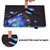 For Samsung Galaxy Tab A9+ Colored Drawing Elastic Band Smart Leather Tablet Case(Flower)