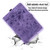 For Samsung Galaxy Tab A9+ Cartoon Sakura Cat Embossed Leather Tablet Case(Purple)