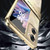 For OPPO Find N2 Flip Angel Wings Electroplated Frosted Phone Case(Rose Gold)