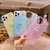 For iPhone 14 Starry Sequin Rhinestones Color Butterflies Epoxy TPU Phone Case(Yellow)