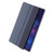 For Samsung Galaxy Tab S9 Ultra/S8 Ultra 3-Fold Clear Acrylic Leather Tablet Case(Lavender)