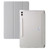 For Samsung Galaxy Tab S9 Ultra/S8 Ultra 3-Fold Clear Acrylic Leather Tablet Case(Grey)