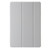 For Samsung Galaxy Tab S9 Ultra/S8 Ultra 3-Fold Clear Acrylic Leather Tablet Case(Grey)
