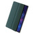 For Samsung Galaxy Tab S9 Ultra/S8 Ultra 3-Fold Clear Acrylic Leather Tablet Case(Deep Green)