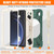 For Samsung Galaxy Tab A9+ Rotary Handle Grab TPU + PC Tablet Case(Emerald-green)