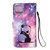 For iPhone 12 mini Painted Flat Texture Leather Case with Lanyard & Card Slot & Wallet & Holder(Baby Panda)