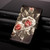 For Xiaomi Redmi 9A Colored Drawing Pattern Plain Weave Horizontal Flip Leather Case with Holder & Card Slot & Wallet & Lanyard(Roses On Black)