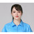 Antistatic Top Short Dust-free Jacket Lapel Overalls,Size:XXXXL(Blue)