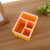 Desktop Storage Organizer Remote Control Caddy Holde for Desk Office Supplies(Yellow)