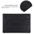 T129 Detachable Bluetooth Black Keyboard Microfiber Leather Tablet Case for iPad Pro 12.9 inch (2020), with Holder (Purple)