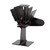 YL501 Eco-friendly Heat Powered Stove Fan for Wood / Gas / Pellet Stoves(Silver)