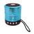 S28 Metal Mobile Bluetooth Stereo Portable Speaker with Hands-free Call Function(Blue)