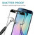 0.3mm 9H Surface Hardness 3D Explosion-proof Colorized Electroplating Tempered Glass Full Screen Film for Galaxy S6 edge(Black)