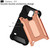 For Galaxy S5 / G900 Tough Armor TPU + PC Combination Case(Rose Gold)