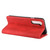 For OnePlus Nord Retro-skin Business Magnetic Suction Leather Case with Holder & Card Slots & Wallet(Red)