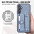 For Samsung Galaxy S22 Ultra 5G Wristband Kickstand Wallet Back Phone Case with Tool Knife(Khaki)
