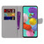 For Samsung Galaxy A51 Coloured Drawing Cross Texture Horizontal Flip PU Leather Case with Holder & Card Slots & Wallet & Lanyard(Light Pink Bouquet)