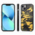 For iPhone 13 mini Camouflage Leather Back Cover Phone Case(Yellow)