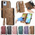 For Realme 10 Pro+ Geometric Zipper Wallet Side Buckle Leather Phone Case(Purple)
