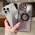 For iPhone 15 Pro MagSafe Gradient Glitter Electroplating TPU Phone Case(Green)