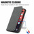 For iPhone 14 Pro Max Retro Skin Feel Magnetic Flip Leather Phone Case(Gray)