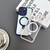 For iPhone 15 Plus Yashi MagSafe Magnetic Holder Phone Case(Blue)