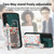 For Samsung Galaxy S22+ 5G Retro Painted Zipper Wallet Back Phone Case(Green)