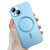 For iPhone 15 Plus ENKAY MagSafe Matte TPU Phone Case with Lens Film(Silver)