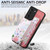 For Samsung Galaxy S21+ 5G Retro Painted Zipper Wallet Back Phone Case(Pink)