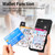 For Samsung Galaxy S23+ 5G Retro Painted Zipper Wallet Back Phone Case(Black)