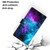 For ZTE Blade A7 2020 Coloured Drawing Cross Texture Horizontal Flip PU Leather Case with Holder & Card Slots & Wallet & Lanyard(Purple Green Starry Sky)