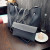 2 in 1 Soft Leather Women Bag Set Luxury Fashion Design Shoulder Bags Big Casual Bags Handbag(Dark Grey)