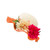 Sun Hats Summer Hats Flower Large Eaves Straw Beach Cap Straw Hat(rose Red)