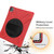 360 Degree Rotation Silicone + PC Case with Strap for iPad Pro 12.9 2018 (Red)