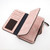 Women Scrub Leather Lady Purses Clutch Long Female Wallet(Light Gray)