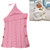 Children Sweater Wooden Button Tassel Hat Baby Hooded Sleeping Bag, Size:One Size(Pink)