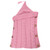 Children Sweater Wooden Button Tassel Hat Baby Hooded Sleeping Bag, Size:One Size(Pink)