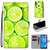 For Alcatel 1S (2020) / 3L (2020) Coloured Drawing Cross Texture Horizontal Flip PU Leather Case with Holder & Card Slots & Wallet & Lanyard(Green Lemon)