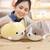 30-60cm Cute Corgi Dog Plush Toy Lovely Christmas Gift for Kids Stuffed Soft Animal Cartoon Pillow Valentine Present, Height:50CM(YELLOW)
