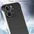 For iPhone 14 Plus Frameless Metallic Paint Hybrid PC Phone Case(Matte Black)