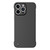 For iPhone 15 Pro Max Frameless Metallic Paint Hybrid PC Phone Case(Matte Black)