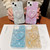 For iPhone 14 Plus Starry Sequin Mirror Stand Epoxy TPU Phone Case(Pink)