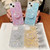 For iPhone 13 mini Starry Sequin Round Stand Epoxy TPU Phone Case(Yellow)