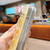 For iPhone 11 Pro Starry Sequin Love Gem Chain Epoxy TPU Phone Case(Yellow)