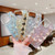 For iPhone 14 Starry Sequin Butterfly Chain Epoxy TPU Phone Case(Pink)