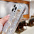 For iPhone 15 Pro Starry Sequin Butterfly Chain Epoxy TPU Phone Case(Silver)